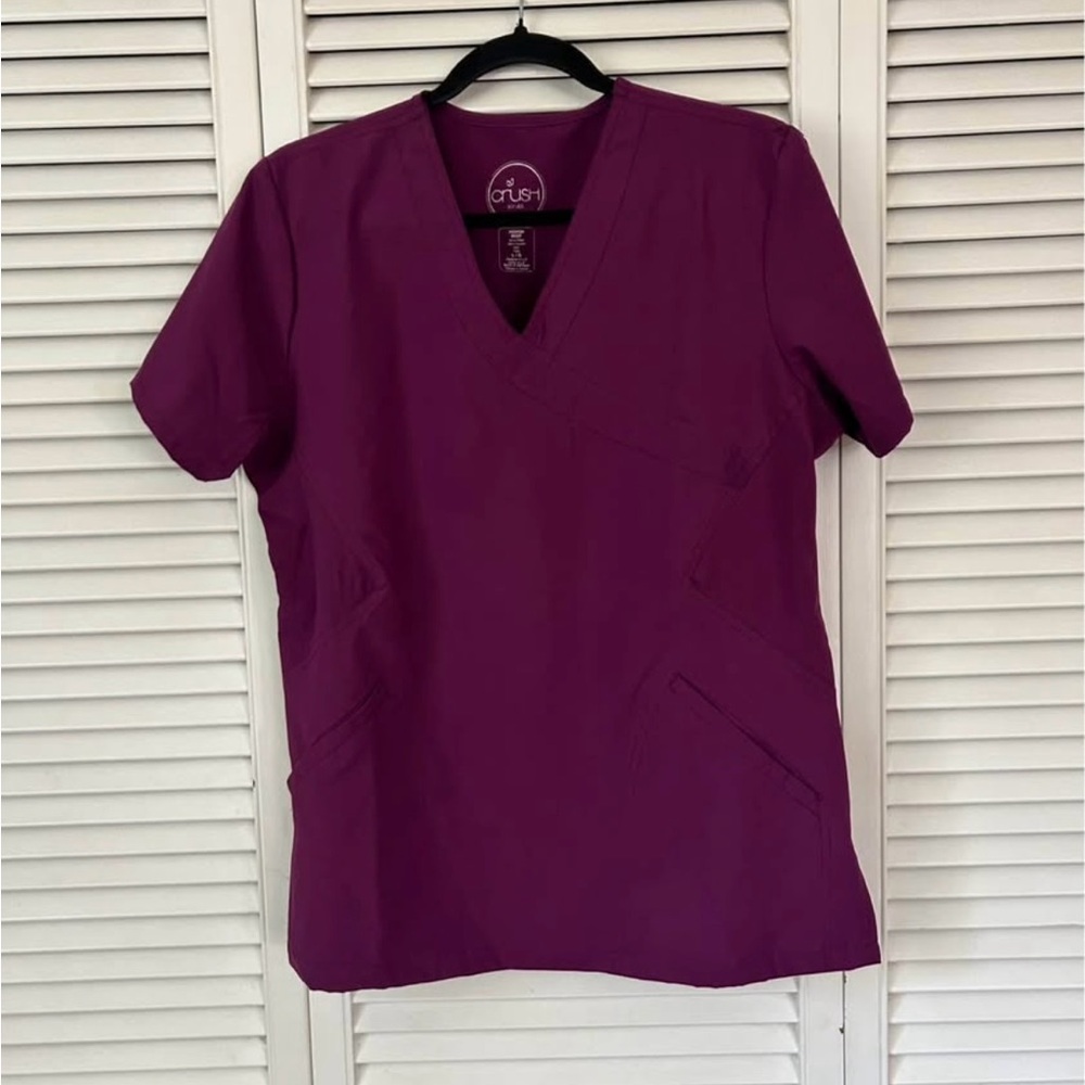 Elegant Purple V-Neck Women's Top